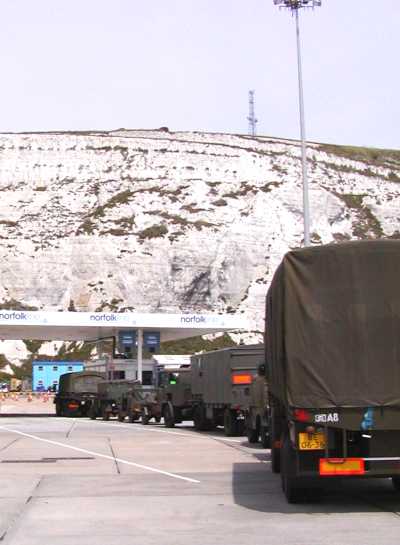 Vertrek veerboot Dover - Duinkerken