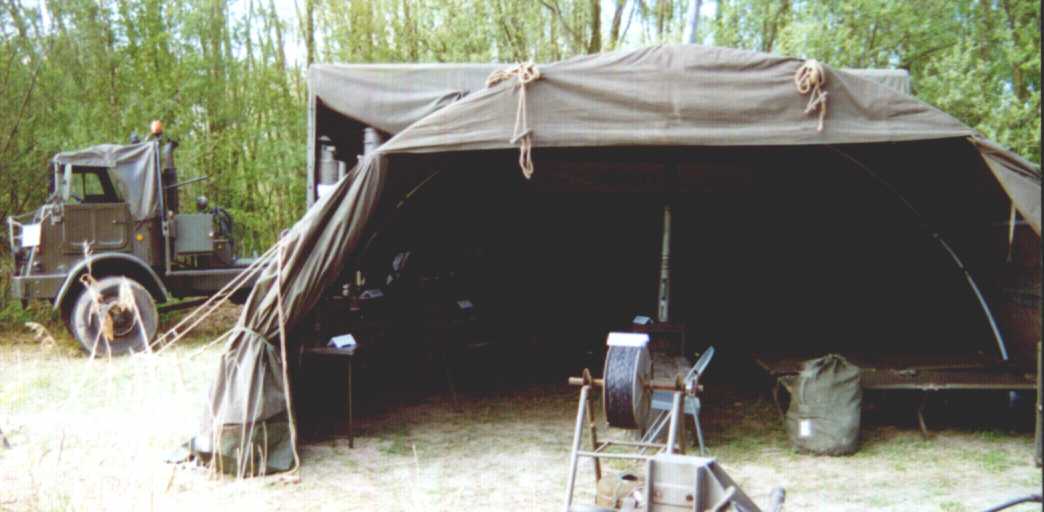 Bravo Compagnie: museum in boogtent