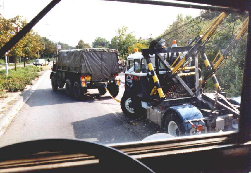 Onderweg: Daf helpt Daf