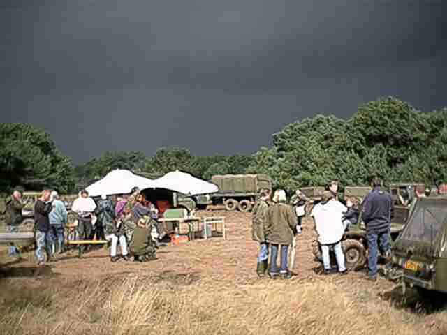 Zondag bij de mobiele bar (net voor de grote bui)