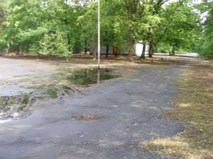 parkeerterrein vooraf